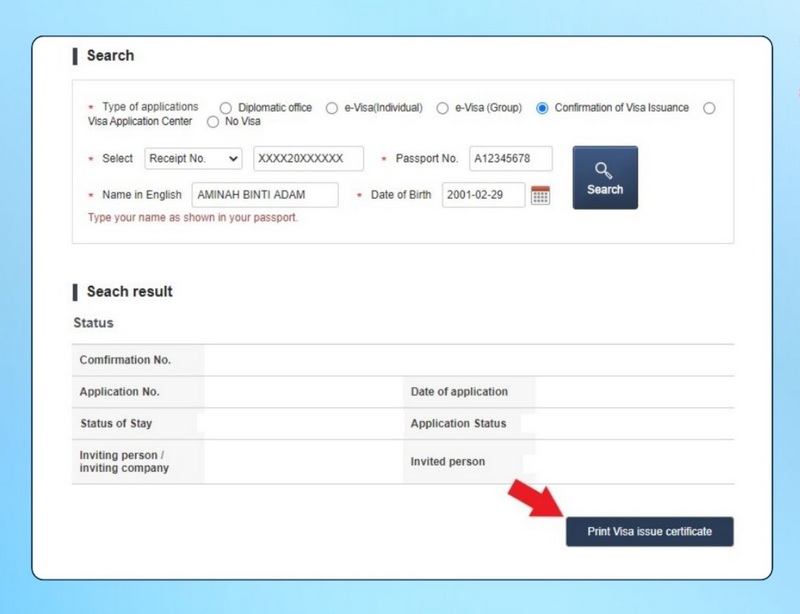 Cách tra visa Hàn Quốc online chi tiết từng bước